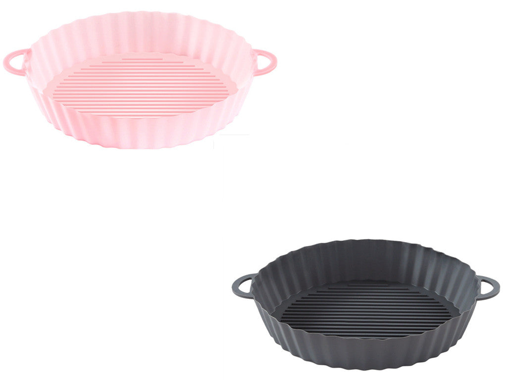 Air Fryer Tray Silicone Kitchen Supplies AirFryer Silicone Pot Grill Pan Accessories Disposable Paper Liner