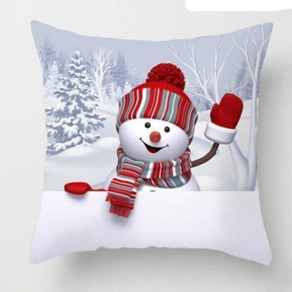 Christmas Snowman Series Peach Soul Pillow Case