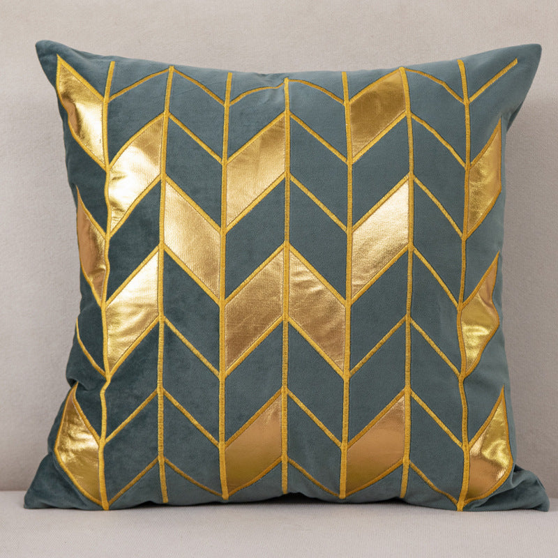 Dutch velvet gilded pillow case