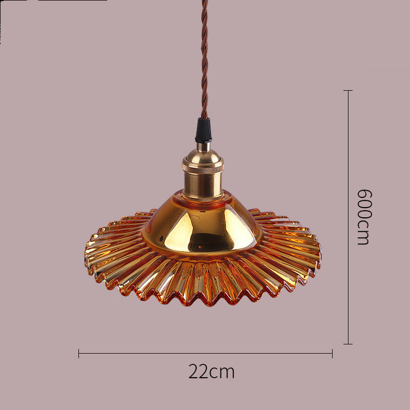 Nordic Minimalist Glass Chandelier Old Shanghai Retro