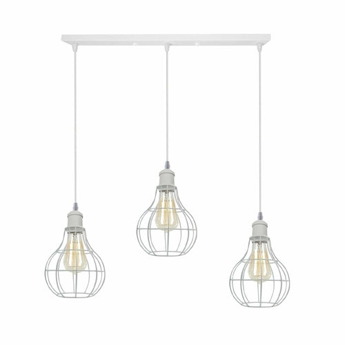 Modern Loft Vintage Industrial Retro Wire Cage Shade Pendant