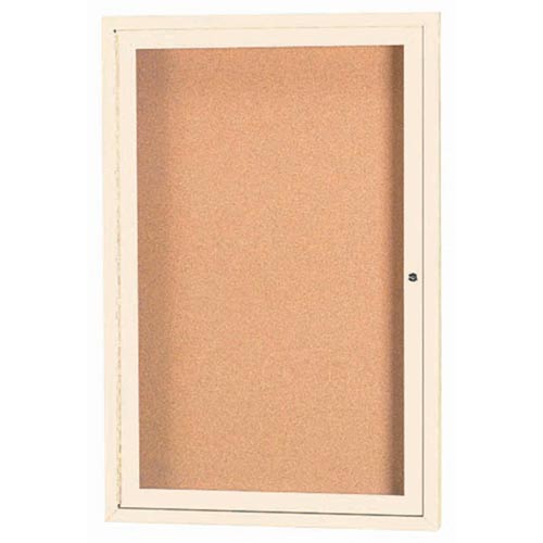 Aarco Products DCC3624RIIV 1-Door Illuminated Enclosed Bulletin Board