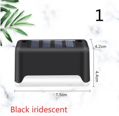 New Upgrade Waterproof LED Solar Fence Lamp Solar Deck Lights Solar Step Light Outdoor For Patio Stairs Garden Pathway Step Yard