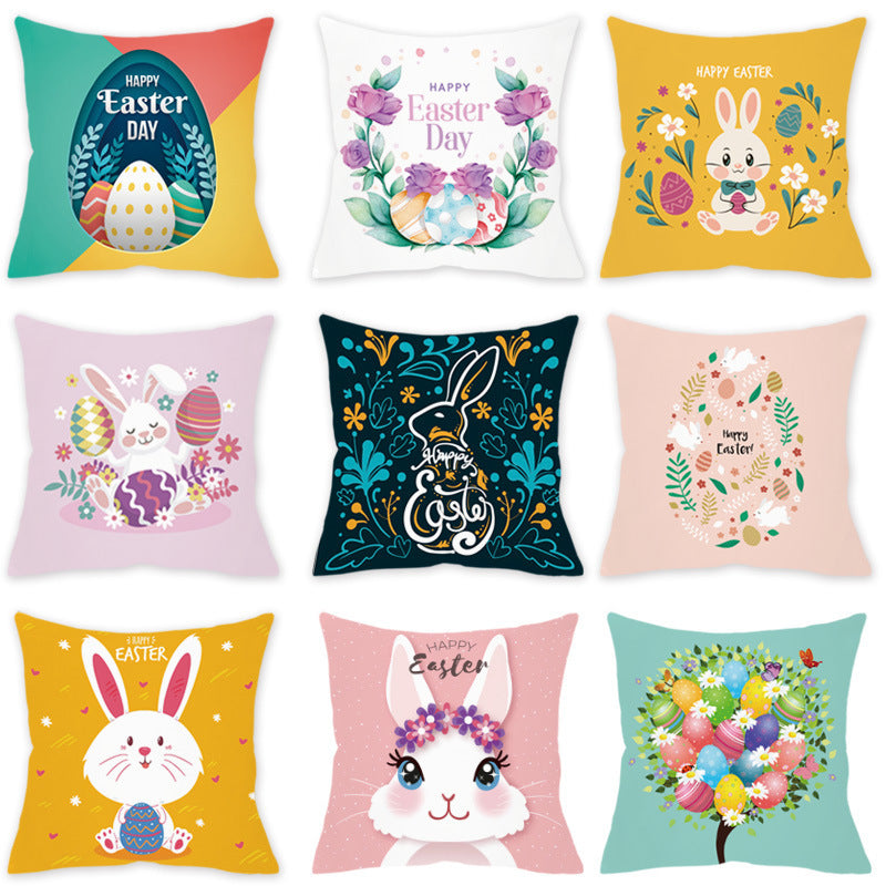 Easter Pillow Cover Sofa Cushion Cushion Cover