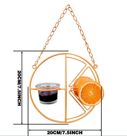 Hanging Metal Bracket For Outdoor Feeding Of Hummingbirds