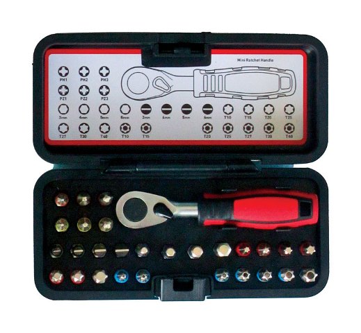 Home Plus DR71499 Screwdriver & Mini Ratchet Set  28 Per Case - pa