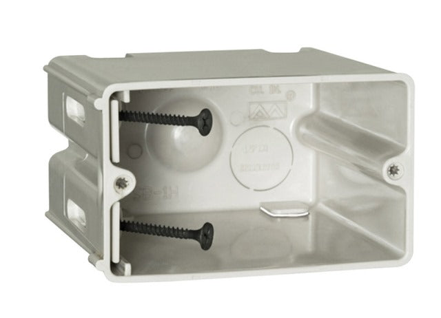 Sliderbox SB-1H Square 1 Gang Horizontal Outlet Box