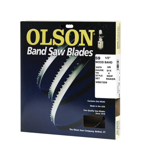 Olson Saw WB57259DB 4 TPI Special Band Saw Blade  59.5 x 0.375 in.