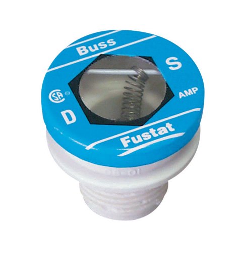 Buss BP-S-12 Dual Element Tamper Proof Plug Fuse  12A