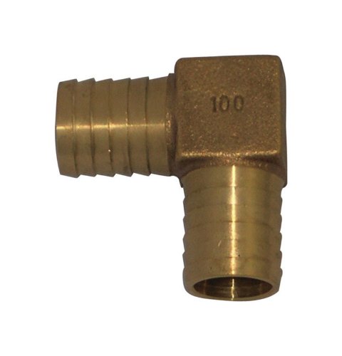 B & K RLB4TLF 1 in. Lead Free Brass Insert 90 deg Elbow