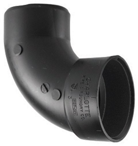 Charlotte Pipe & Foundry ABS003020600HA 90 deg Street Elbow  1.5 i