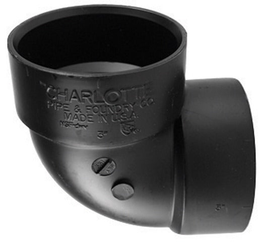 Charlotte Pipe & Foundry ABS003310800HA Vent Elbow 90 deg  2 in.