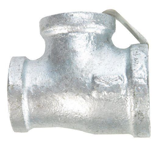 B & K 510-544BG Reducing Tee Malleable Galvanized Iron  1 x 0.75 x