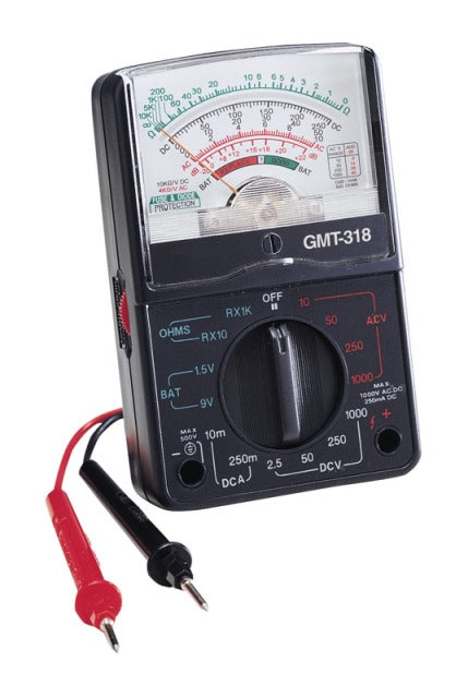 GB Electrical GMT318 500 Volt  14 Range Analog Multi-Tester