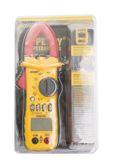 Gardner Bender DSA600TRMS Clamp-On Meter  Yellow & Red