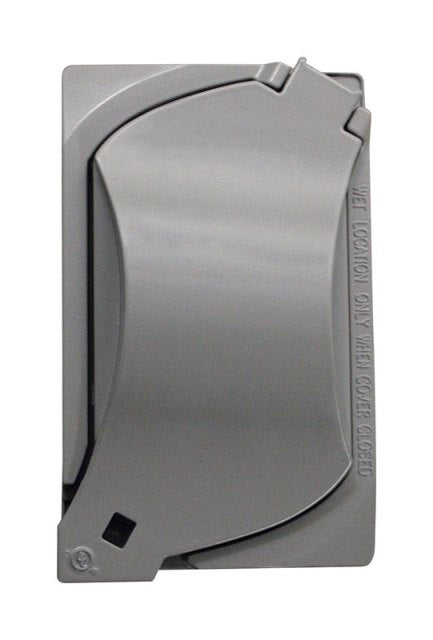 Sigma Electric 14147 1 Gang Weatherproof Universal Cover  Gray