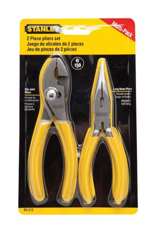 Stanley 84-212 6 in. Pliers Set  2 Piece