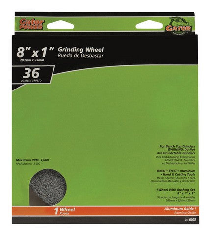 Gatorgrit 6002 8 x 1 x 1 in. Grinding Wheel