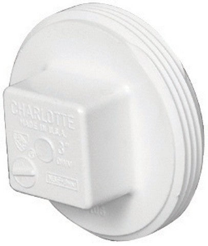 Charlotte PVC001061000HA 3 in. Cleanout Plug