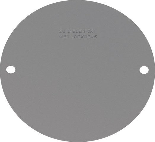 Sigma 14241 Gray Weatherproof Round Blank Cover