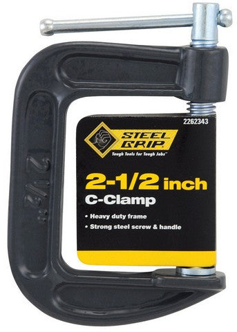 Steel Grip 2262343 2.5 in. Steel C-Clamp