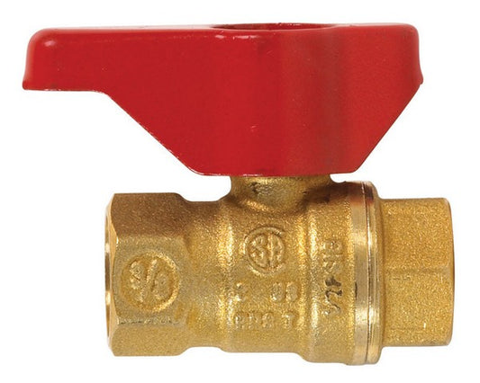 B & K 110-122 0.37 in. Lever Handle Gas Valve