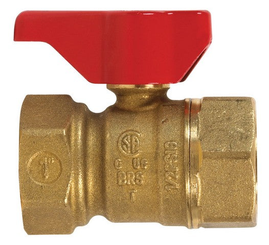 B & K 110-125 1 in. Lever Handle Gas Valve