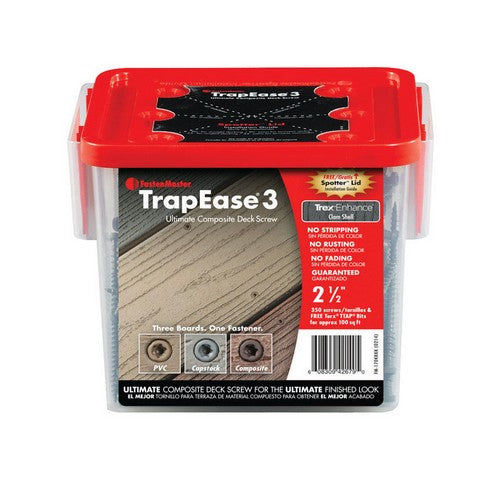 Fastenmaster FMTR3212350SLPB TrapEase 2.5 in. Ultimate Deck Screw Buck