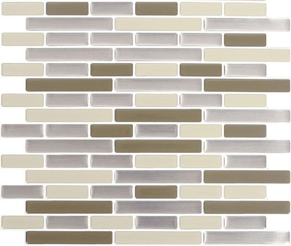 Peel & Impress 24060 Adhesive Wall Tile in Desert Sand Oblong