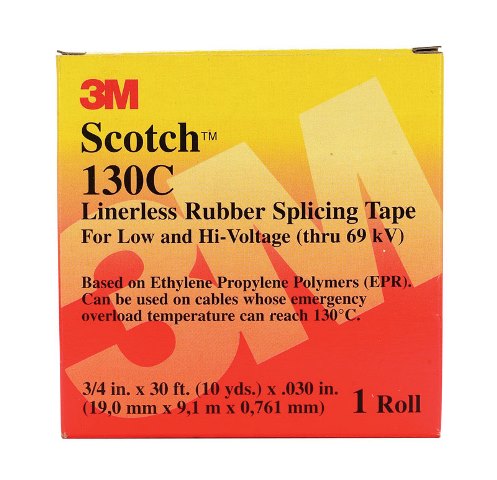 Scotch 41717-BX-10 Linerless Rubber Splicing Tape  0.75 in. x 30 ft.