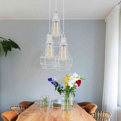 Modern Loft Vintage Industrial Retro Wire Cage Shade Pendant