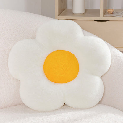 Color Flower Pillow Sun Flower Plush Cushion