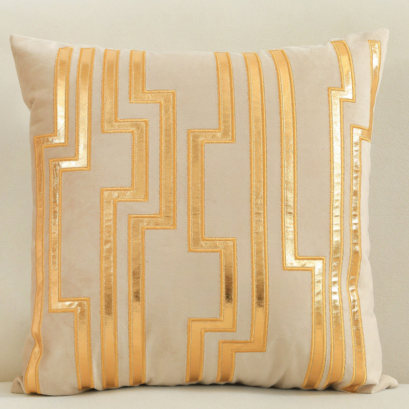 Dutch velvet gilded pillow case