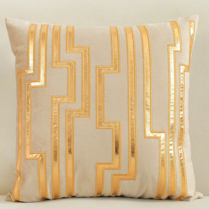 Dutch velvet gilded pillow case