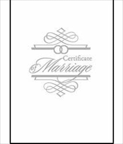 Warner Press 306304 Certificate Marriage With Program