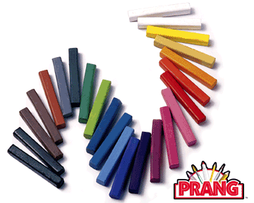 Art Supplies 104424 Prang Pastellos Sq Chalk- 24 Pieces