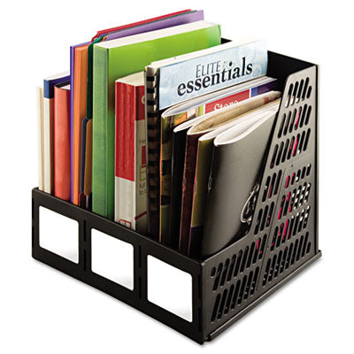 Advantus 34091 Literature File- Three Slots- Black