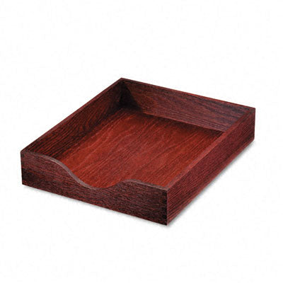 Carver 07213 Hardwood Letter Stackable Desk Tray- Mahogany