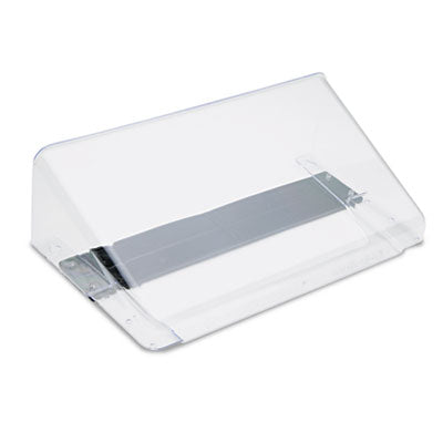 Deflect-O 73101 Letter Size Magnetic Wall File Pocket- Letter- Clear