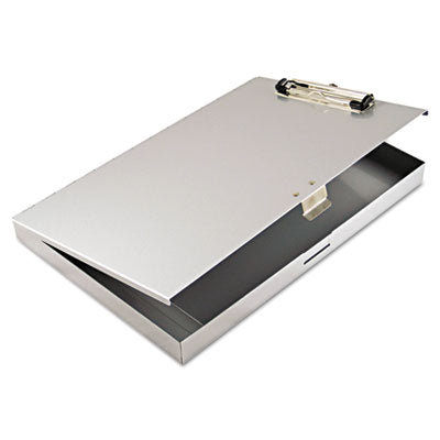 Saunders 45300 Storage Clipboard- .5 in. Capacity- 8.5w x 12h- Gray