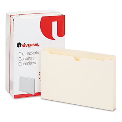 Universal 74500 Economical File Jackets with 1.5 Expansion- Legal- 11