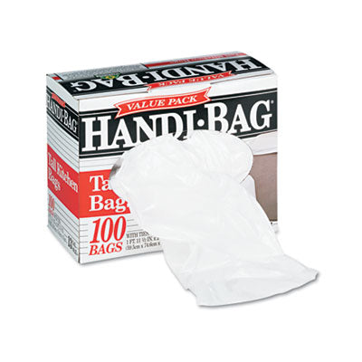 Handi-Bag HAB 6FK100 Super Value Pack Trash Bags  13 Gallon  .6 mil  2