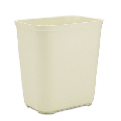 Rcp 254300BG Fire-Resistant Wastebasket  Rectangular  Fiberglass  7 ga