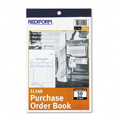 Rediform 1L140 Purchase Order  Bottom Punch  5-1/2 x 7-7/8  Carbonless