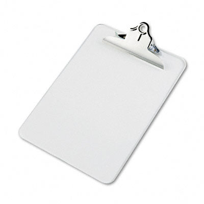 Saunders 21803 Plastic Clipboard  1 in.Capacity  Holds 8 1/2 x 11  Cle