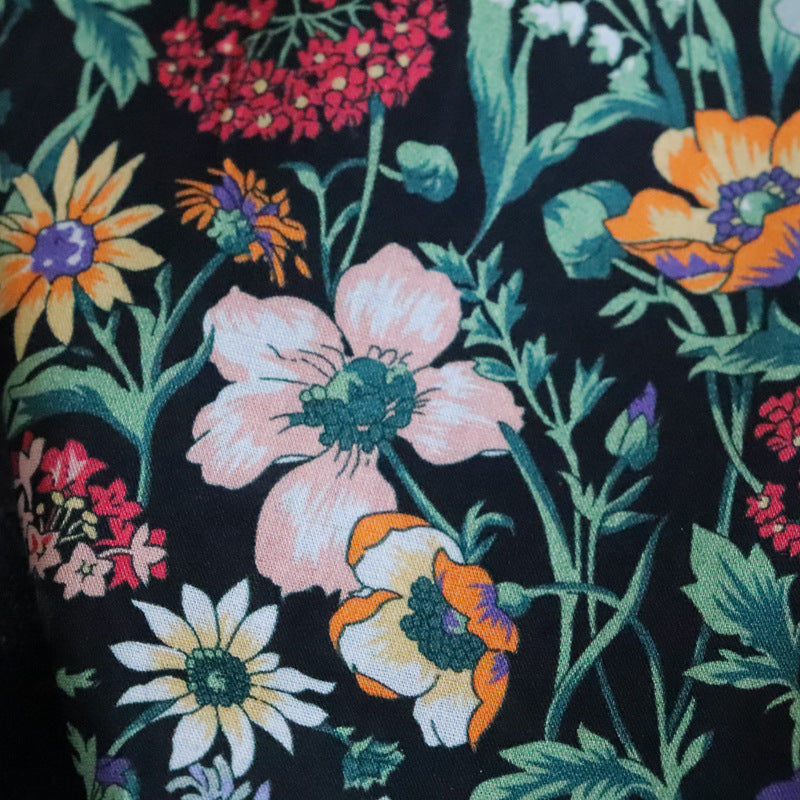 Black Bottom 80 LIBERTY Poplin High Count Cotton Fabric