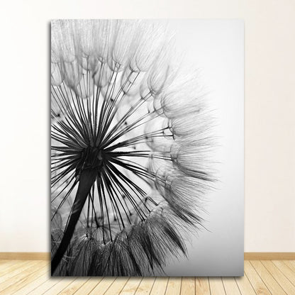 Frameless Abstract Dandelion Flower Canvas Painting Living Room Decor