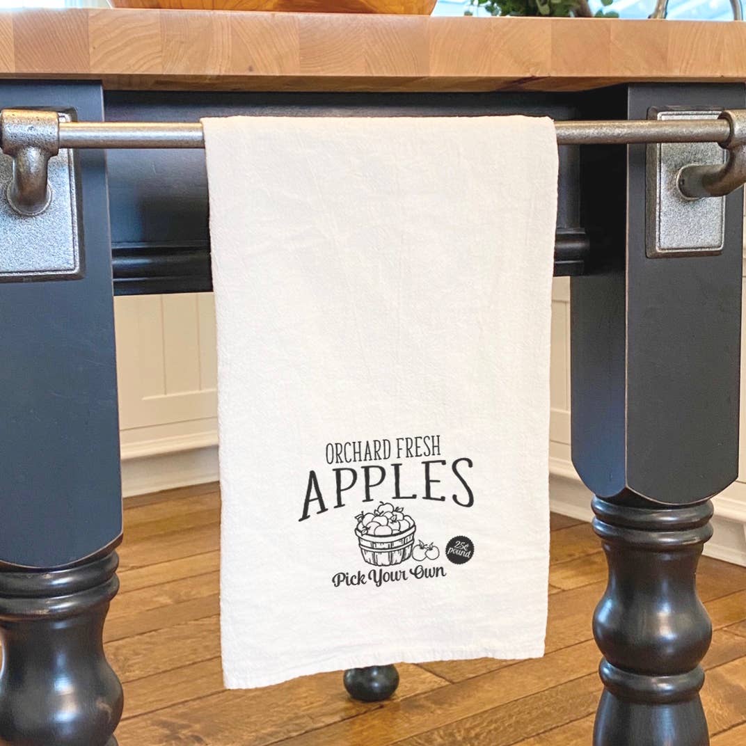 Orchard Fresh Apples - Cotton Tea Towel