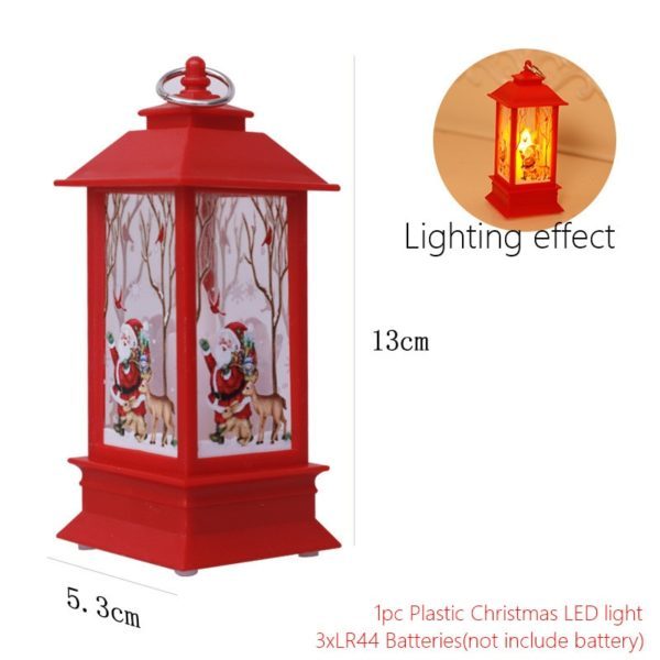 Christmas Lantern LED Electronic Candle Table Lamp Night Light For The Elderly