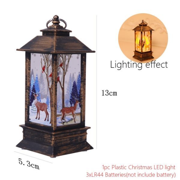 Christmas Lantern LED Electronic Candle Table Lamp Night Light For The Elderly